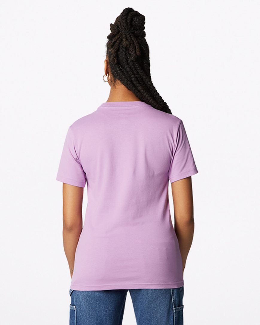 Women's Converse Metallic Chuck Taylor Patch Classic Fit T-Shirts Purple | AU 90381D